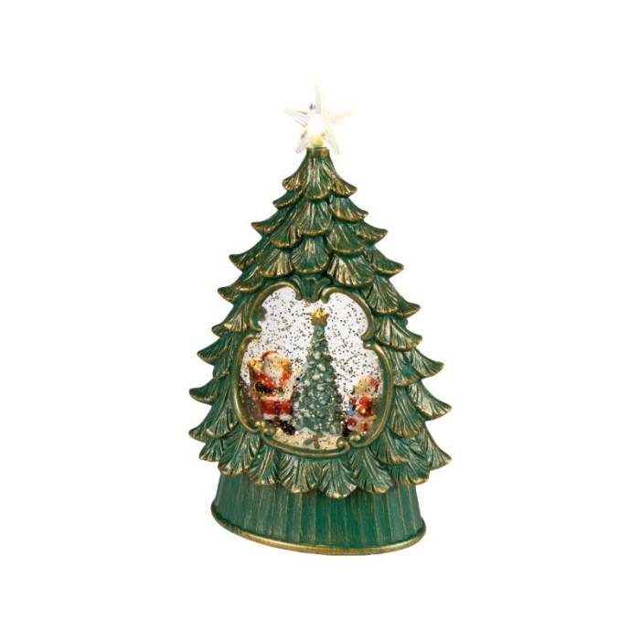ALBERO LED CON SFERA ACQUA BABBO H.26